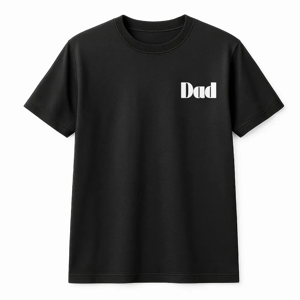 Dad Sweatshirt | Minimalist Left Chest Print | Premium Cotton Blend | Fathers Day Gift for New Dad